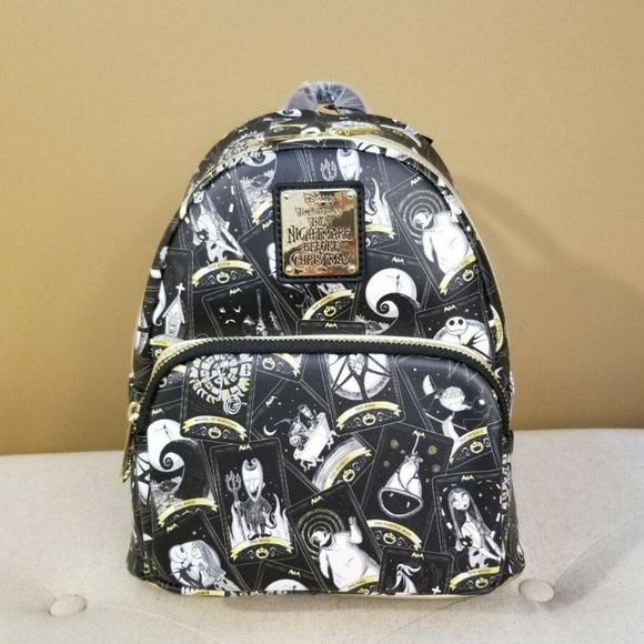 Loungefly Disney Nightmare Before Christmas Tarot Card Backpack NEW main image 9